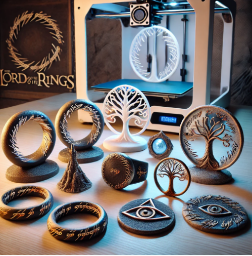 lord of the rings symbols 3d print