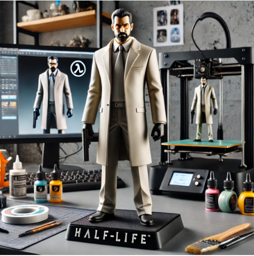 gman half life 3d print