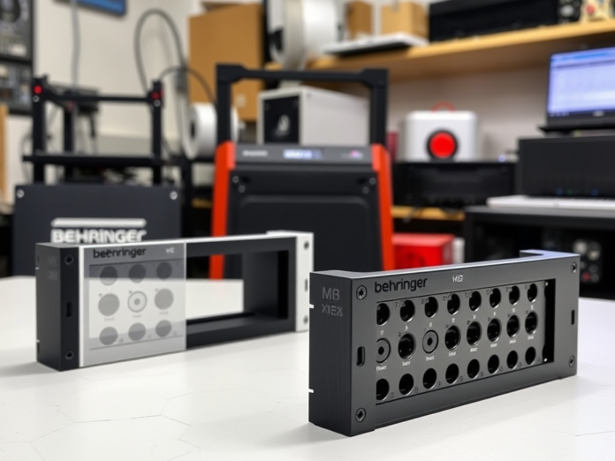 behringer rack ear for the xr16/xr18 3d print