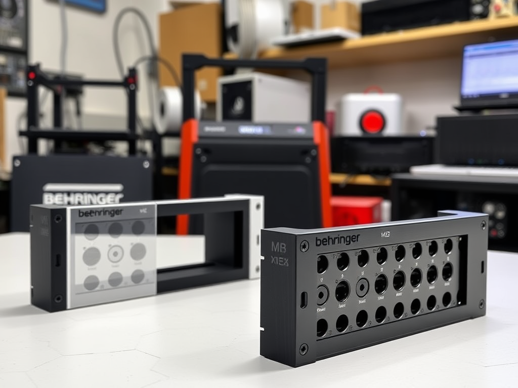 behringer rack ear for the xr16/xr18 3d print